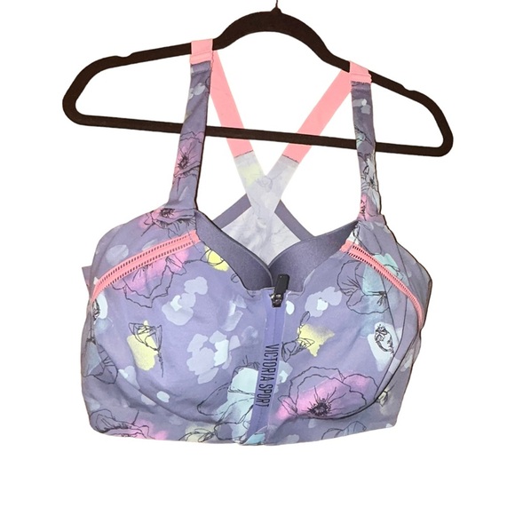 Victoria’s  secret incredible knock out ultra max floral sports bra 36DDD 36F - Picture 2 of 4